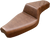 Saddlemen Step-Up Seat - Rear Lattice Stitch - Brown - Xl 807-03-173BR