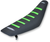 Sdg 6-Ribbed Seat Cover - Green Ribs/Black Top/Black Sides 95941GK