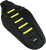Moose Offroad Ribbed Seat Cover - Black Cover/Yellow Ribs - Suzuki Rmz250/450 '18-'24 RMZ45018-335