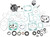 Vertex Engine Rebuild Kit - Yamaha Grizzly/Rhino 700 WR101-136