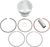Wiseco Piston Kit - 85.00 Mm - Kawaski 40146M08500