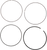 Moose Offroad Ring Set - For 95 Mm Piston CP9500C