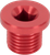 Moose Offroad Magnetic Drain Plug - Red - Husqvarna DP127