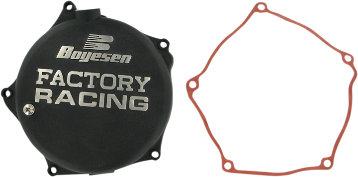 Boyesen Clutch Cover - Black - Kawasaki/Suzuki CC-17B