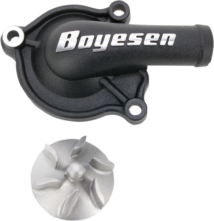 Boyesen Impeller/Waterpump Cover - Black - Honda WPK06AB