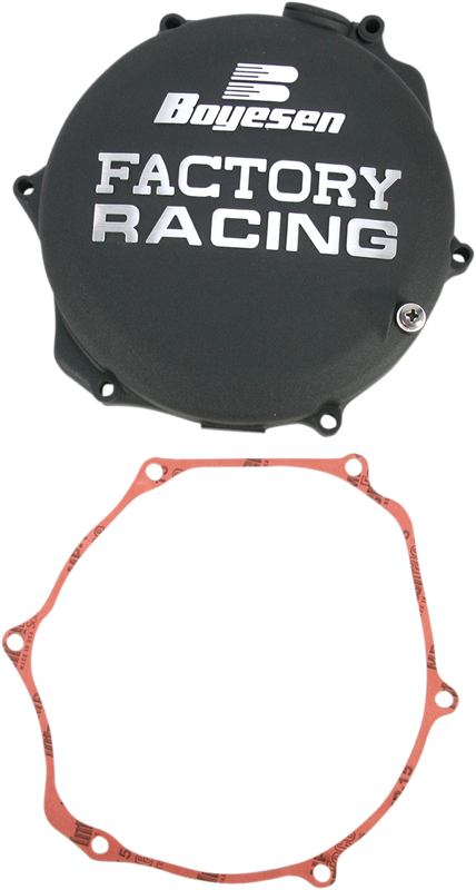 Boyesen Clutch Cover - Black - Suzuki CC-26AB