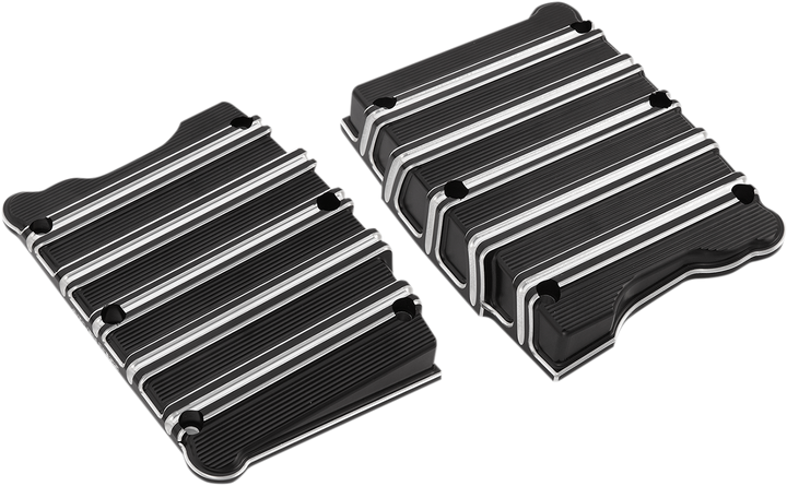 Arlen Ness Rocker Box Covers - 10 Gauge - Black 18-253