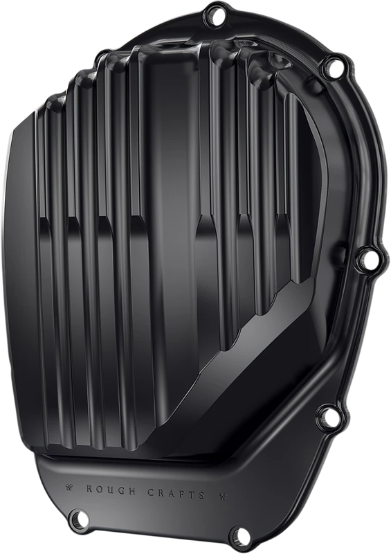 Rough Crafts Cam Cover - Black - Grooved RC-610-002