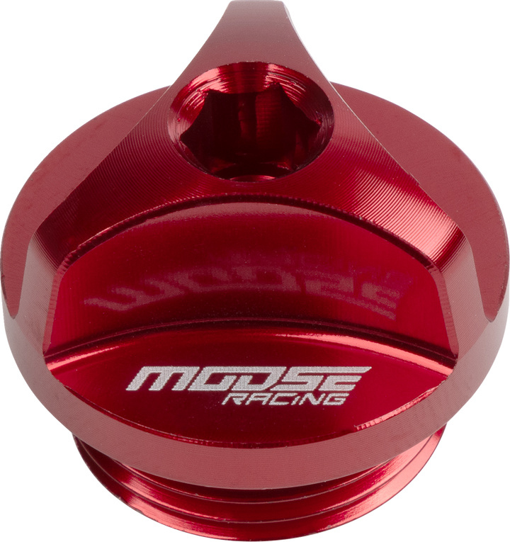 Moose Offroad Oil Filter Plug - Red - Beta T14-5311R