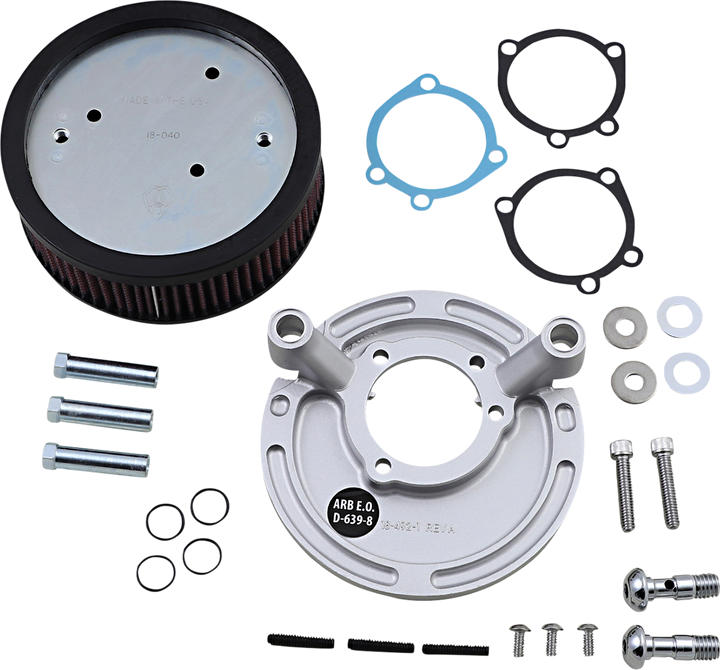 Arlen Ness Big Sucker Air Filter Kit - Natural - Stage I 18-824
