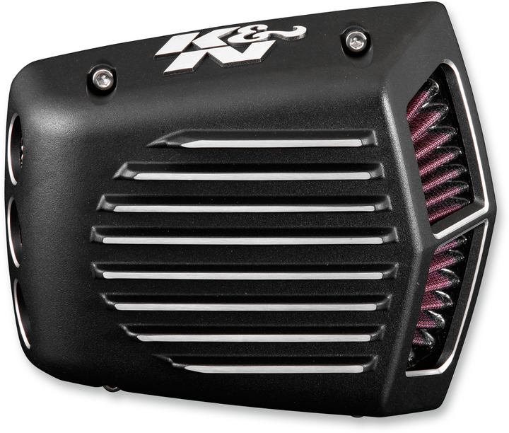 K & N Street Metal Air Intake Kit - Shaker - Black - Twin Cam RK-3950