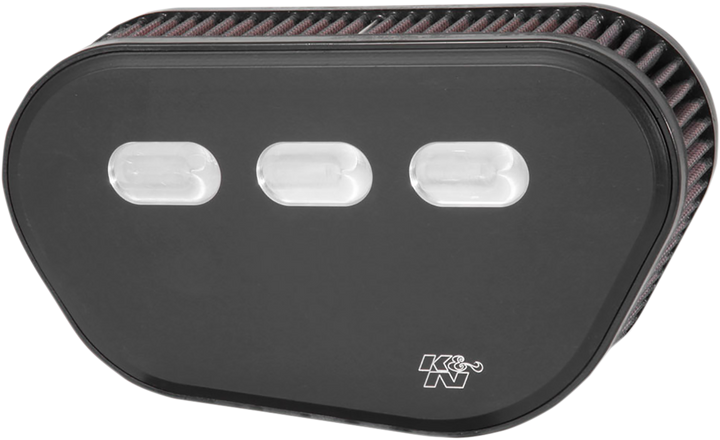 K & N Street Metal Air Intake Kit - Big 8 - Black - M8 RK-3948B