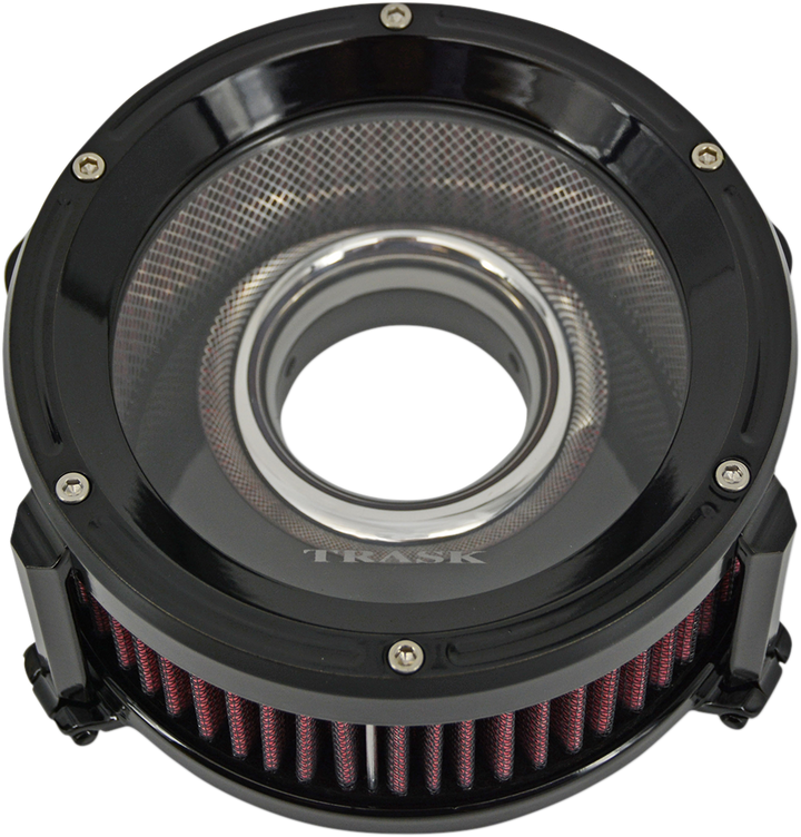 Trask Assault Charge High-Flow Air Cleaner - Gloss Black TM-1021GBK