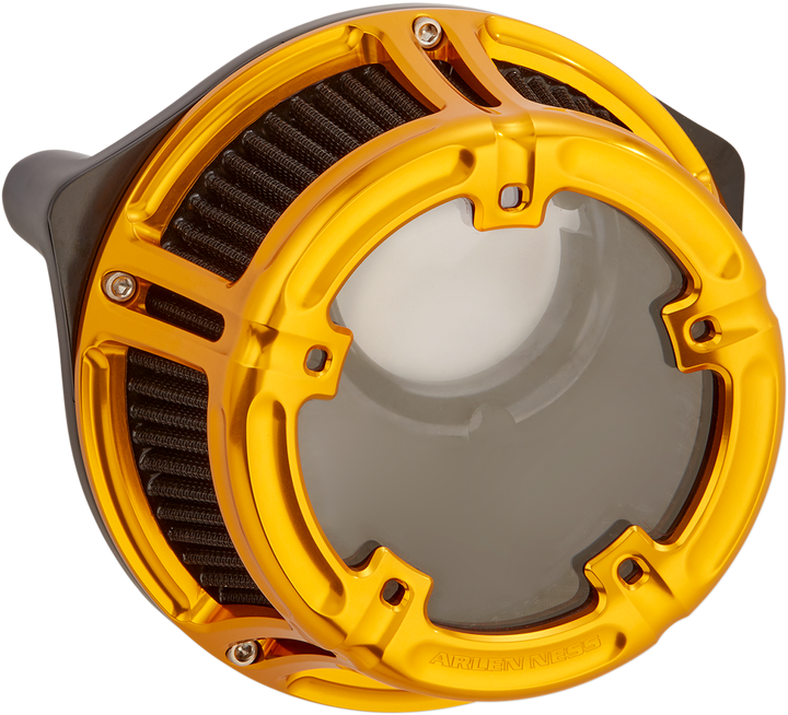Arlen Ness Method Clear Series Air Cleaner - Gold 18-175