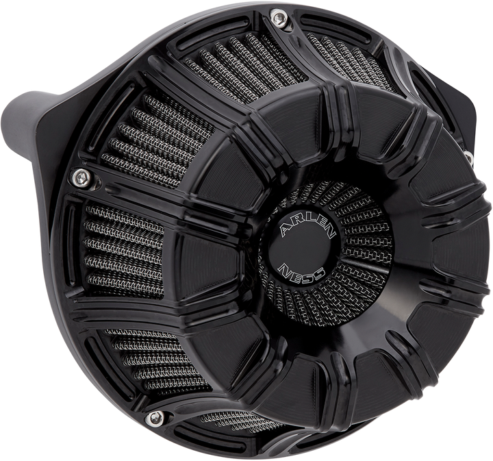 Arlen Ness Inverted Series Air Cleaner Kit - Black 600-010
