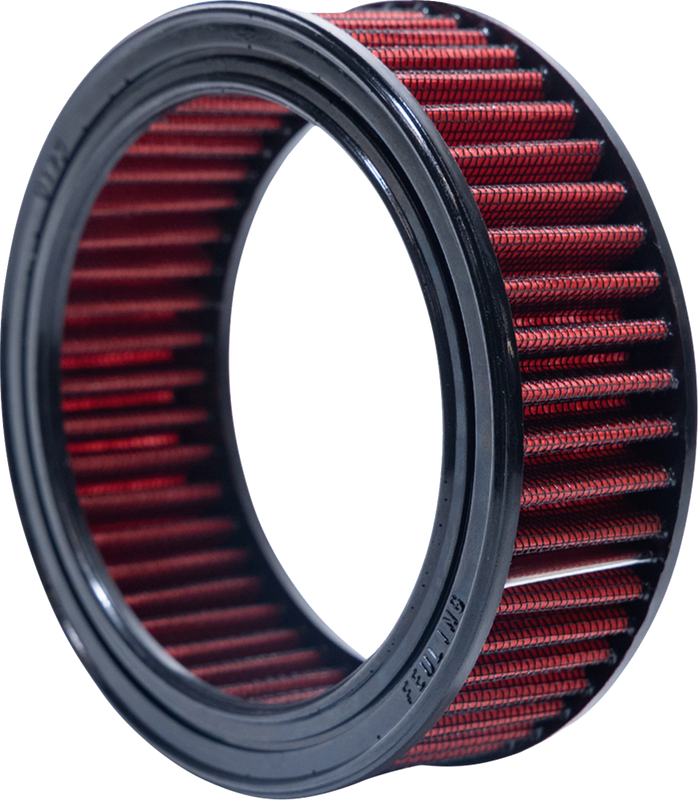 Feuling Parts Replacement Ba Slim Air Filter - Red - Twin Cam 5412