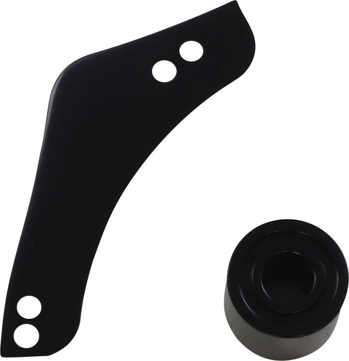 Arlen Ness Replacement Breather Bolt Cover Plate - Inverted/Method/Clear Tear/Sidekick - Right - Black 600-054