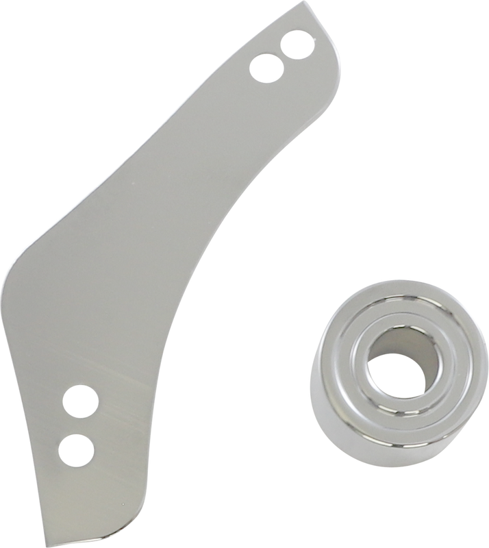Arlen Ness Replacement Breather Bolt Cover Plate - Inverted/Method/Clear Tear/Sidekick - Right - Chrome 600-055