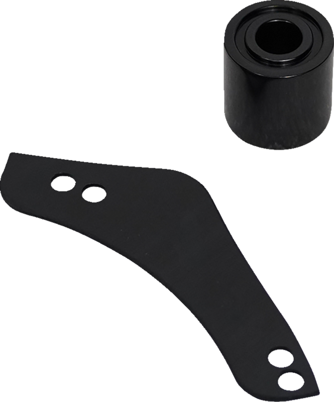 Arlen Ness Replacement Breather Bolt Cover Plate - Inverted/Method/Clear Tear/Sidekick - Right - Black 600-058