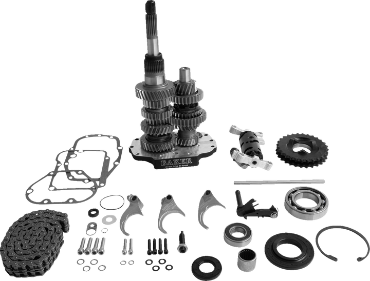 Baker Drivetrain Direct Drive Gear Set - 6-Speed - Black - '98-'00 Touring/Fxr DD6-411S-03
