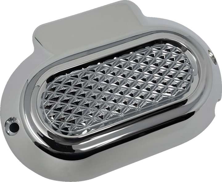 Covingtons Transmission Side Cover - Diamondback - Chrome C3065-C