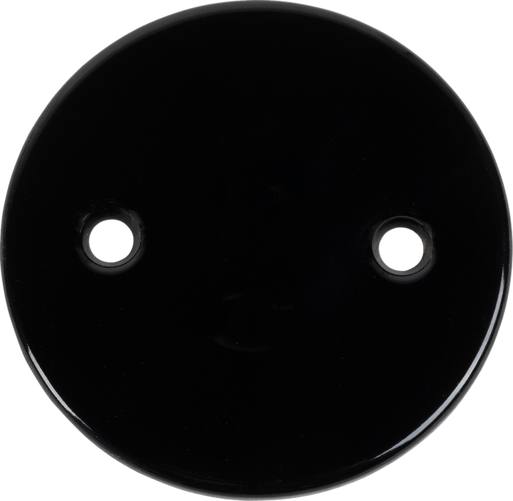 Paughco Inspection Cover - Dimpled - Black - '36-'64 Big Twin B758