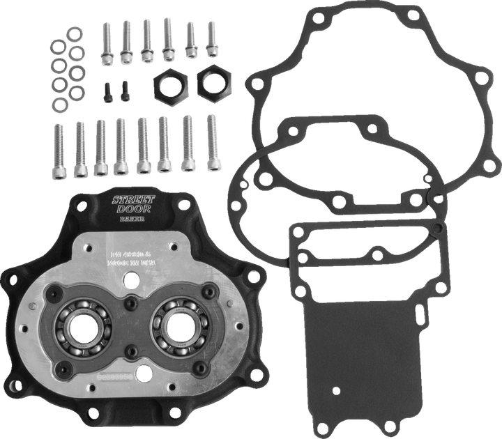 Baker Drivetrain Transmission Door Assembly - 6-Speed - Wrinkle Black 48403-6