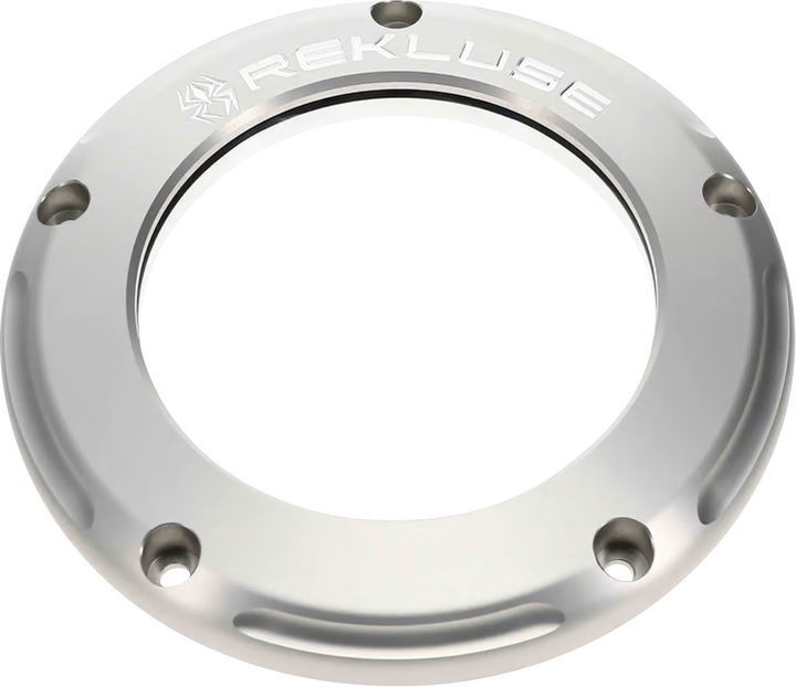 Rekluse Clear Derby Cover - Silver/Anodized - M8 RMS-0515037