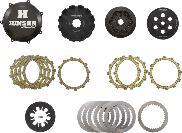 Hinson Racing Complete Billetproof Conventional Clutch Kit - Kawasaki HC663-2101