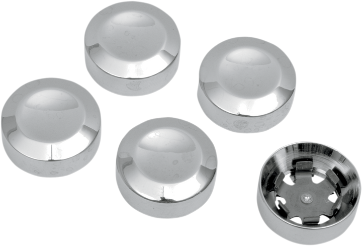 Drag Specialties Rear Pulley Bolt Cover - Chrome 1201-0597