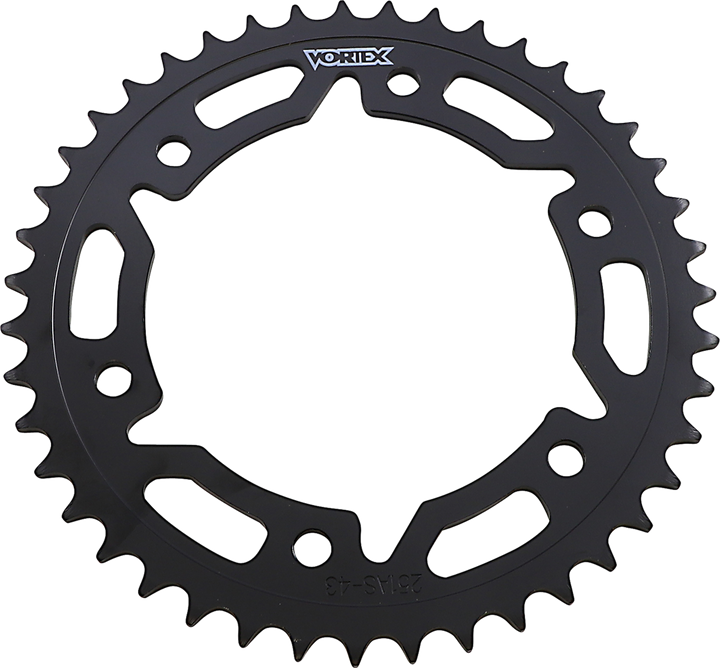 Vortex Steel Rear Sprocket - 43 Tooth - Honda 251AS-43