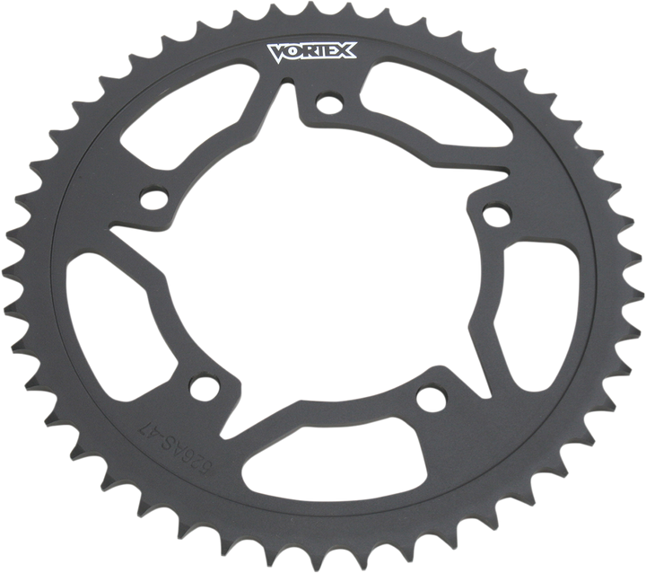 Vortex Steel Rear Sprocket - 47-Tooth - Suzuki 526AS-47