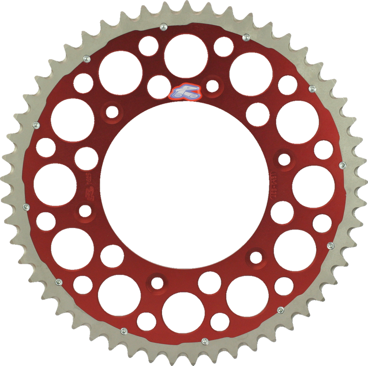 Renthal Twinring Rear Sprocket - 48 Tooth - Red - Honda 1540-520-48GPRD