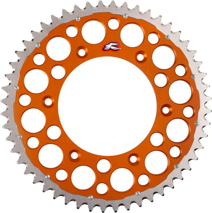 Renthal Twinring Rear Sprocket - 52 Tooth - Orange 2240-520-52GPOR