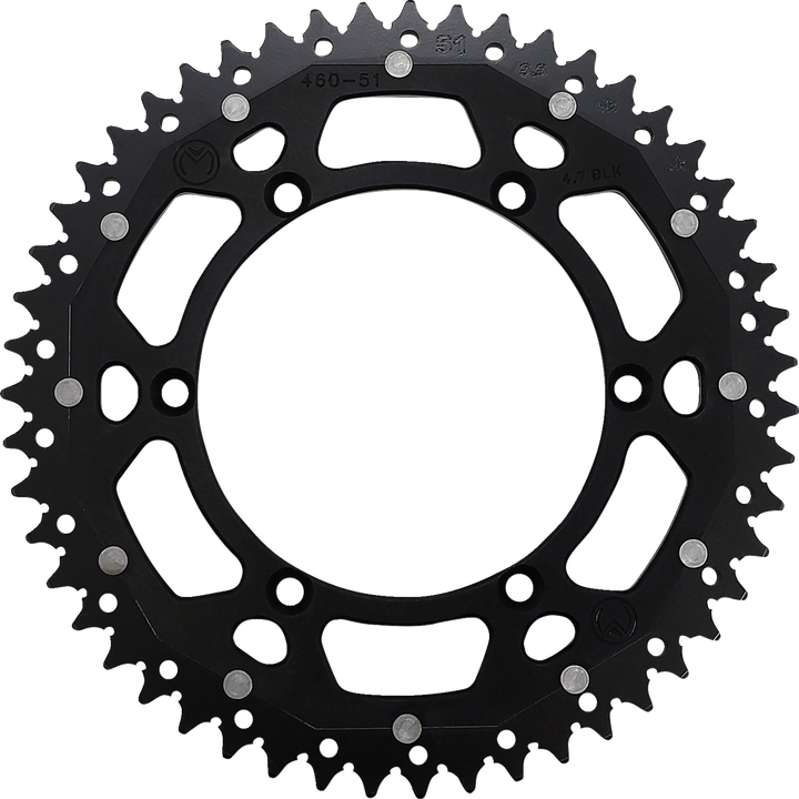 Moose Offroad Dual Sprocket - 51 Tooth - Black - Kawasaki/Suzuki 1210-460-51-10X