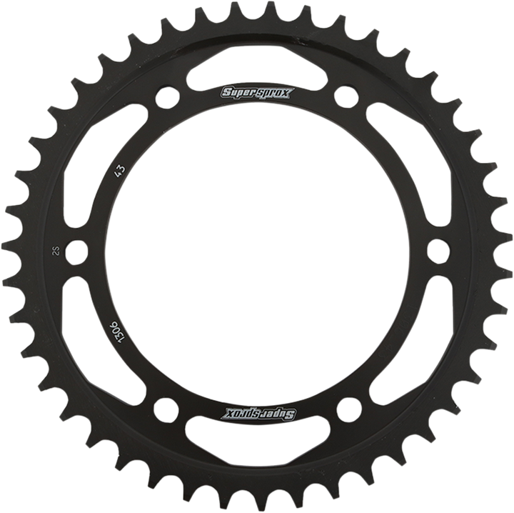 Supersprox Rear Sprocket - 43 Tooth RFE-1306-43-BLK