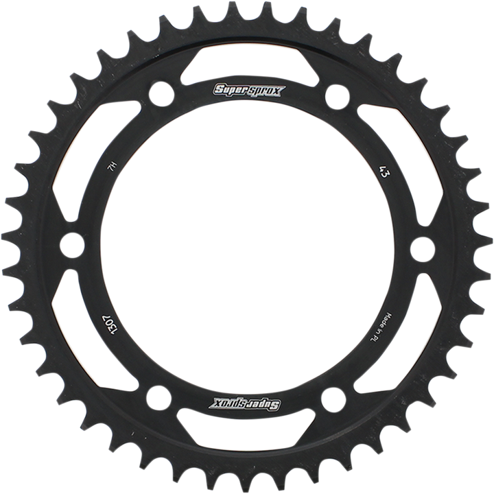 Supersprox Rear Sprocket - 43 Tooth RFE-1307-43-BLK