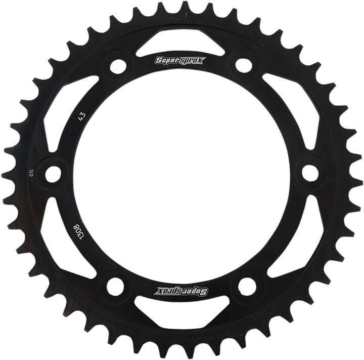 Supersprox Rear Sprocket - 43 Tooth RFE-1308-43-BLK