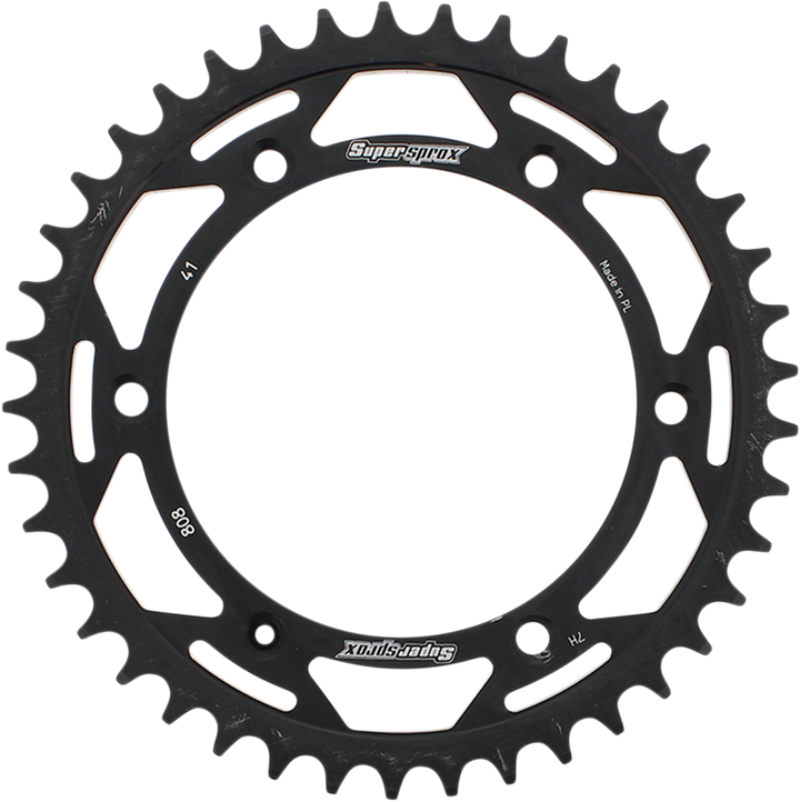 Supersprox Steel Rear Sprocket - 41 Tooth RFE-808-41-BLK
