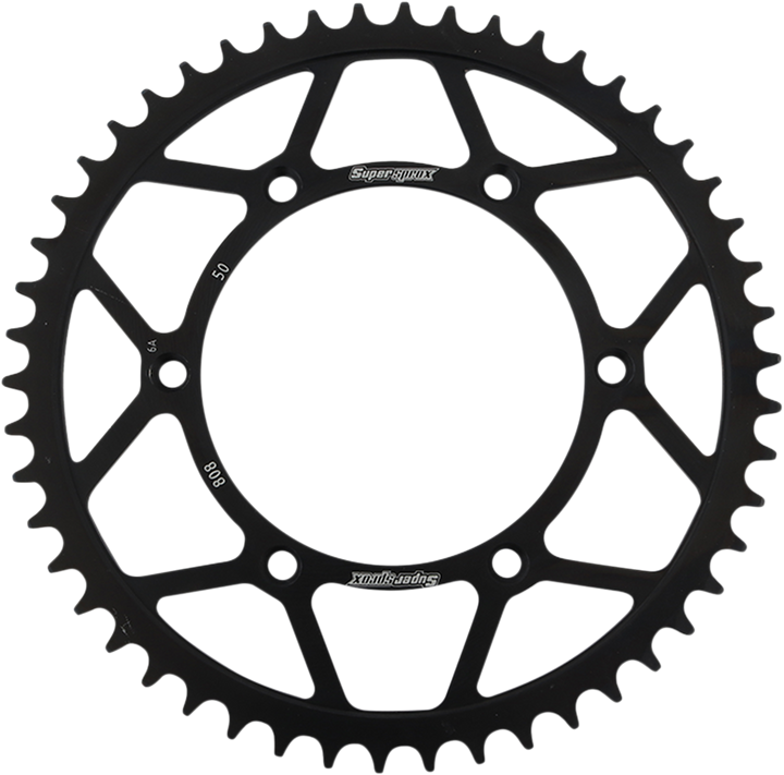 Supersprox Steel Rear Sprocket - 50 Tooth RFE-808-50-BLK