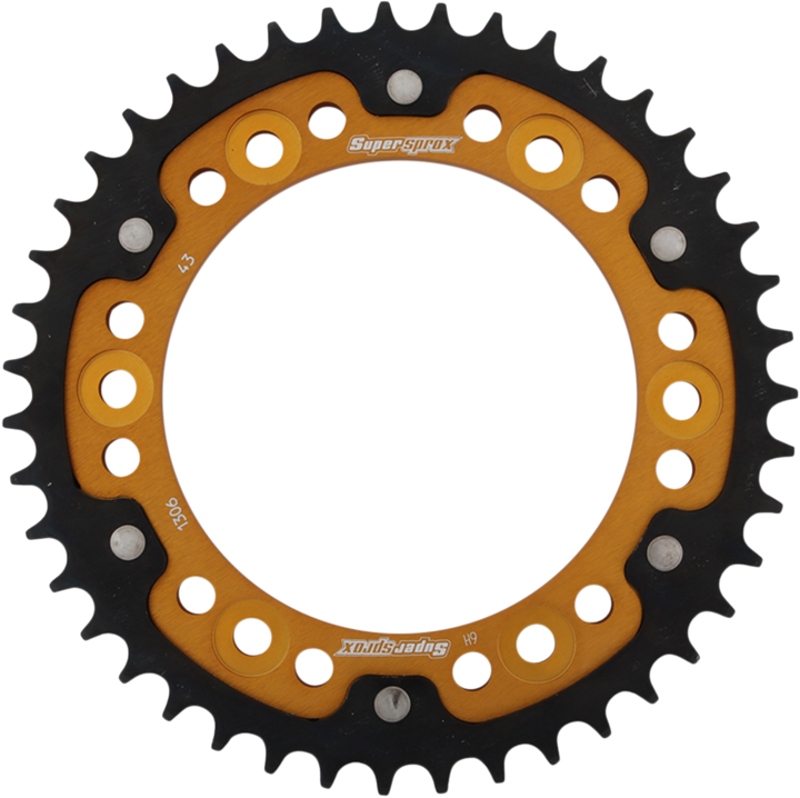 Supersprox Stealth Rear Sprocket - 43 Tooth - Gold - Honda RST-1306-43-GLD