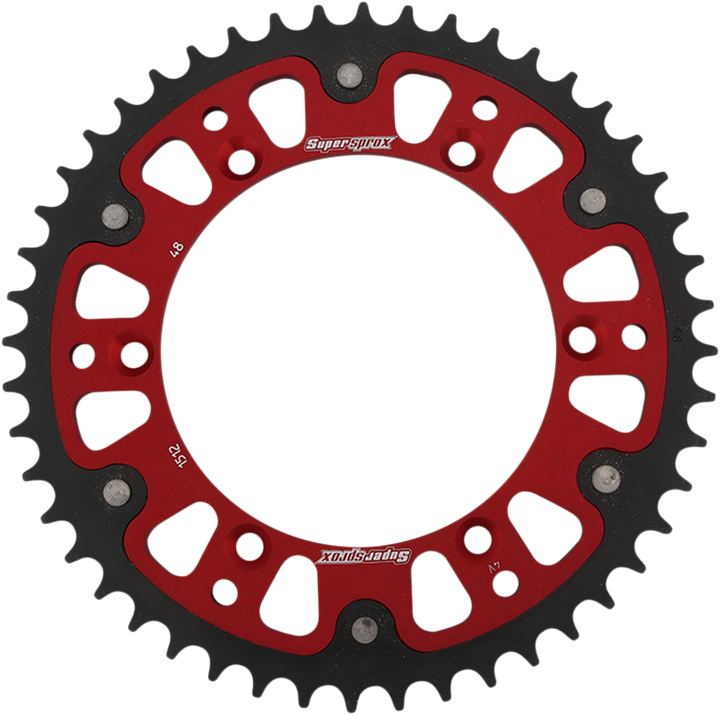 Supersprox Stealth Rear Sprocket - 48 Tooth - Red RST-1512-48-RED
