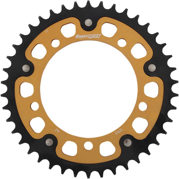 Supersprox Stealth Rear Sprocket - 42 Tooth - Gold - Suzuki/Triumph RST-1793-42-GLD
