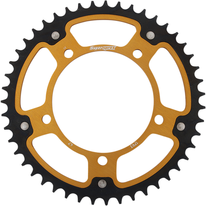 Supersprox Stealth Rear Sprocket - 47 Tooth - Gold - Suzuki/Triumph RST-1793-47-GLD