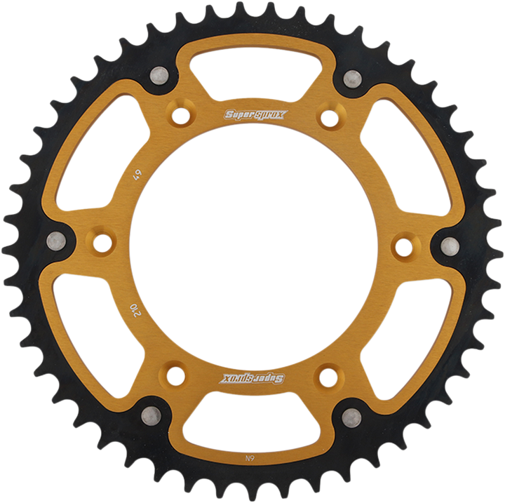 Supersprox Stealth Rear Sprocket - 49 Tooth - Gold - Honda RST-210-49-GLD