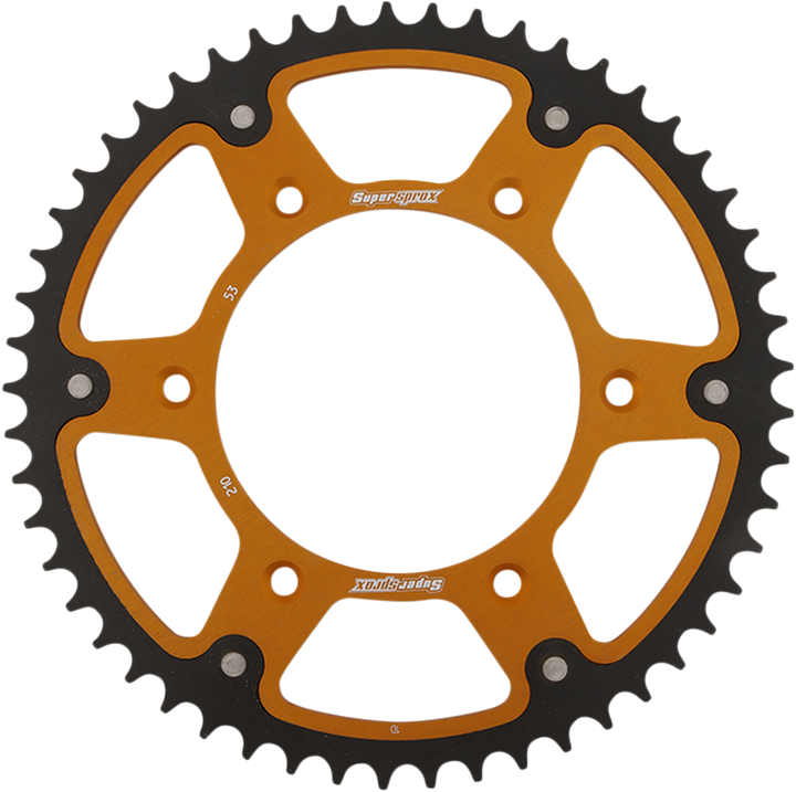Supersprox Stealth Rear Sprocket - 53 Tooth - Gold - Honda RST-210-53-GLD