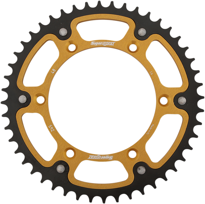 Supersprox Stealth Rear Sprocket - 48 Tooth - Gold - Yamaha RST-245-48-GLD