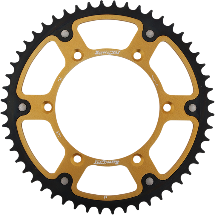 Supersprox Stealth Rear Sprocket - 52 Tooth - Gold - Yamaha RST-245-52-GLD