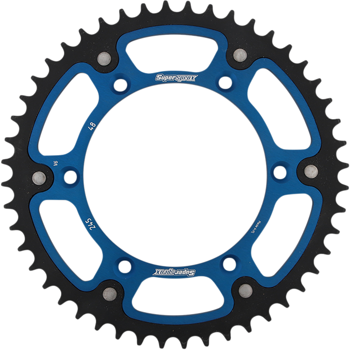 Supersprox Stealth Rear Sprocket - 48 Tooth - Blue - Yamaha RST-245-48-BLU