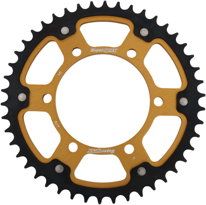 Supersprox Stealth Rear Sprocket - 46 Tooth - Gold - Kawasaki RST-479-46-GLD